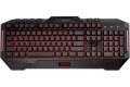 ASUS Cerberus Combo, Ledningsført, USB, Membran, QWERTY, Sort, Mus inkluderet