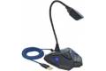 Delock Desktop USB Gaming Microphone with Gooseneck and Mute Button
