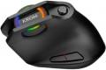 Spelmus med LED Krom Kaox 6400 dpi RGB Svart