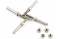 MakeBlock Makeblock-Threaded Shaft 4*39mm(4-Pack)