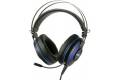 Konix PS-700 Gaming Over Ear-hovedtelefoner kabelbundet 7.1 Surroundsound Sort