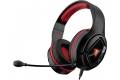 Berserker Gaming ULL Gaming headset USB med kabel, stereo Over-ear Sort, Rød