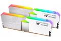 Thermaltake TOUGHRAM XG RGB White DDR4 3600MHz 16GB C18 (8GB x 2) 16.8 Million Color RGB Alexa/Razer Chroma/5V Motherboard Syncable RGB Memory.