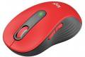 Logitech Signature M650 L Mouse - Optical - Wireless - Bluetooth/Radio Frequency - Red - USB - 2000 dpi - Scroll Wheel - 5 Button(s) - 5.