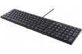 DELTACO keyboard with muted keys and multimedia fe