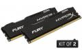 KINGSTON 8GB DDR4-3200MHZ CL18 DIMM (KIT OF 2) HYPERX FURY BLACK