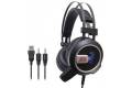 Gamestergear Falcon Over The Ear Stereo Pc Gaming Headset With Microphone Led Lights