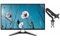 Voxicon G32uhd 4k Va Med Höj- Och Sänkbar Gasarm 31.5" 3840 X 2160 16:9