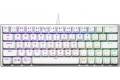 Cooler Master SK620 60% Sliver White Mechanical Keyboard with Low Profile Brown Switches, New and Improved Keycaps, and Brushed Aluminum Design