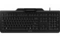 Cherry Secure Board 108-Key Wired USB Keyboard with Smart Card Reader