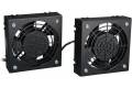 Tripp Lite SRXFANWM Wall-Mount Roof Fan Kit - Dual 230V High-Performance Fans, 210 CFM, 3 ft. Cord, C14 Input