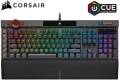 CORSAIR K100 RGB Optical-Mechanical Gaming Keyboard, Backlit RGB LED, CORSAIR OPX Keyswitches, 1.0mm actuation distance, smooth linear travel, are.
