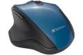 Verbatim Silent Ergonomic Wireless Blue LED Mouse Dark Teal 70244