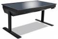 LIAN LI DK-05 FX Black Aluminum / Steel Desk Computer Case 2 x ATX PSU (Optional) Power Supply