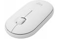 Logitech Pebble Wireless Mouse M350 910-005770 White Dual (RF / Bluetooth Wireless) High Precision Optical Tracking Mouse
