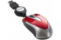Verbatim 97255 Red Wired Optical Travel Mouse