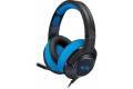 iLive Gaming Headphones, Adjustable Headband, 7.6 x 3.43 x 7.9 Inches, Black/Blue (IAHG49B)