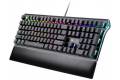 Z-EDGE UK108 108 Keys RGB Optical Mechanical Gaming Keyboard, with RGB Backlight and Palm Rest, Outemu Brown Switches