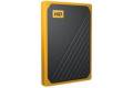 WD My Passport GO bärbar 500 GB (svart/gul)