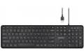 Perixx PERIBOARD-210 US Wired Full-Size USB Keyboard with Quiet Scissor Keys for Desktop, Laptop, and Tablet - Black - US English Layout