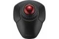 Kensington Orbit Wireless Trackball with Scroll Ring - Black - Optical - Wireless - Bluetooth - 2.40 GHz - Black, Red - 1600 dpi - Scroll Ring.