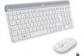 Logitech MK470 Slim Combo mus och (vit)