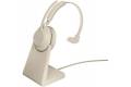 Jabra Evolve2 65 Ms With Stand Usb-a Via Bluetooth-adapter Mono Beige