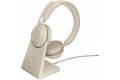 Jabra Evolve2 65 Link380c MS Stereo Stand Beige