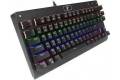 E-Yooso Z-77 Mechanical Gaming Keyboard With Rainbow Led Backlit, Blue Switches, Tenkeyless 87 Keys Anti-Ghosting For Mac, Pc, Black