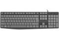 Natec NKL-1506 Keyboard FLAMEBACK SLIM Black