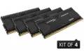 Kingston Hyperx Predator 128gb (4-kit) Ddr4 3200mhz Cl16 Dim 128gb 3,200mhz Ddr4 Sdram Dimm 288-pin