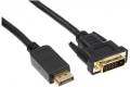 iiglo DisplayPort till DVI-kabel 2m
