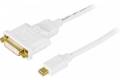 Deltaco mini DisplayPort till DVI-I kabel