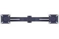 Mulitbrackets M Public Display Stand Dual Screen Mount 10"-24" Black