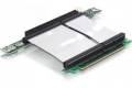 Delock PCIe-Riser-Karte x16 1U PCIe Kab.