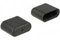 Delock Staubschutz USB TypC 10 Stück schwarz