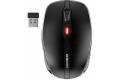 CHERRY MW 8C ADVANCED Rechargeable Wireless Mouse - Laser - Wireless - Bluetooth - 2.40 GHz - Yes - Black - USB - 3200 dpi - Scroll Wheel - 6.