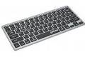 manhattan small bluetooth wireless keyboard - dual modes of 2.4g + bluetooth 4.2 - connects up to 3 devices - slim mini size - for tablet, mac.