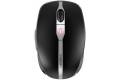 CHERRY MW 9100 Rechargeable Wireless Mouse - Wireless - Bluetooth/Radio Frequency - 2.40 GHz - Yes - Black - USB - 2400 dpi - Scroll Wheel - 6.