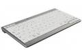 BakkerElkhuizen UltraBoard 950 Bluetooth Belgisch silber (kabellos)