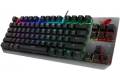 ASUS ROG Strix Scope NX TKL - Tastatur - bagbelyst - USB - QWERTY - spansk - tastkontakt: ROG NX - grå, sort