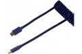 Keychron Coiled Aviator Cable Blue