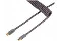 Keychron Coiled Aviator Cable Grey