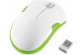LogiLink Wireless optical mouse 2.4 GHz 1200 dpi white/green