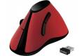 LogiLink Ergonomic vertical mouse wireless 2.4 GHz red