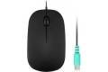 Perixx Perimice-201 WLAN-mus PS2 Optisk Sort 3 Knapper 1000 dpi