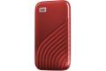 WD My Passport portabel 500 GB (röd)