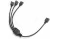 EK Water Blocks Loop D-RGB 3-Way Splitter Cable