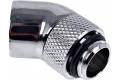 Alphacool Eiszapfen Winkeladapter 45° drehbar G1/4 AG auf G1/4 IG - Chrome
