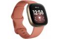 Fitbit Versa 3 - Blødt guld-aluminium - smart ur med bånd - silikone - pink ler - båndstørrelse: S/L - Wi-Fi, NFC, Bluetooth